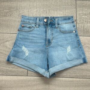 Women’s Kendall + Kylie Denim Shorts, 0/24, The Icon short.
